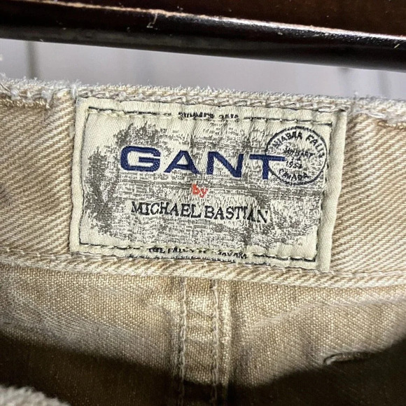 Vintage Gant Distressed  Patched Tan Jeans - Picture 10 of 10